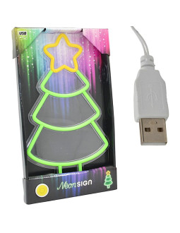 Figurka neonowa lampka choinka