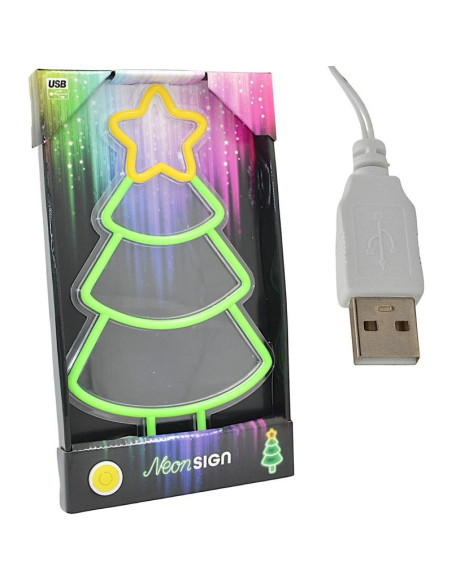 Figurka neonowa lampka choinka