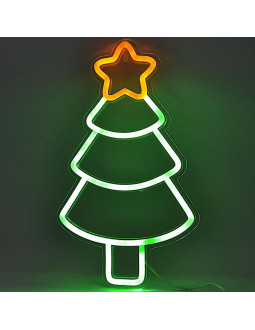 Figurka neonowa lampka choinka 2