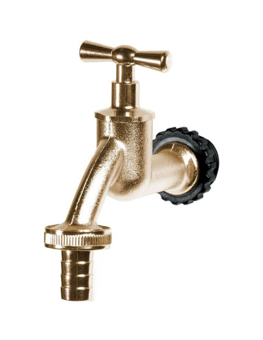 Kran do zbiornika na wodę deszczówkę tap gold