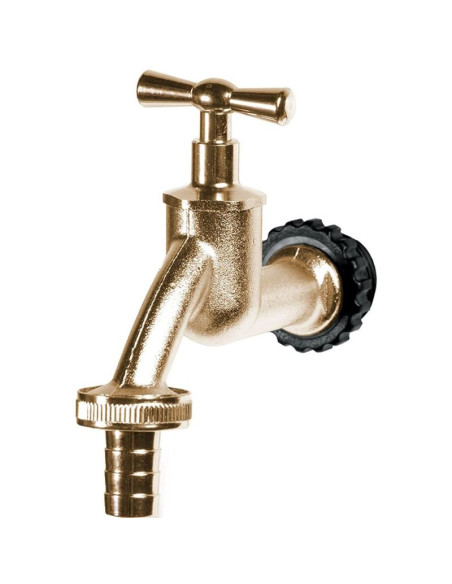 Kran do zbiornika na wodę deszczówkę tap gold