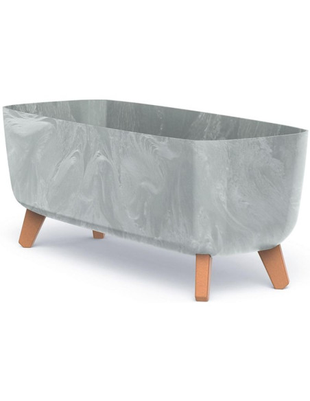 Doniczka gracia case beton effect 58x24cm