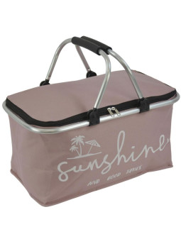 Koszyk turystyczny składany termiczny 35l redcliffs róż