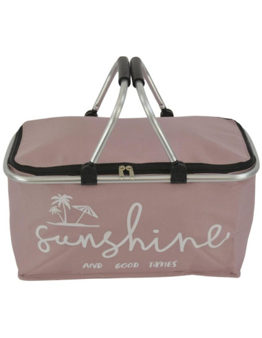 Koszyk turystyczny składany termiczny 35l redcliffs róż