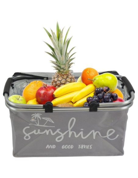 Koszyk turystyczny składany termiczny 35l redcliffs róż