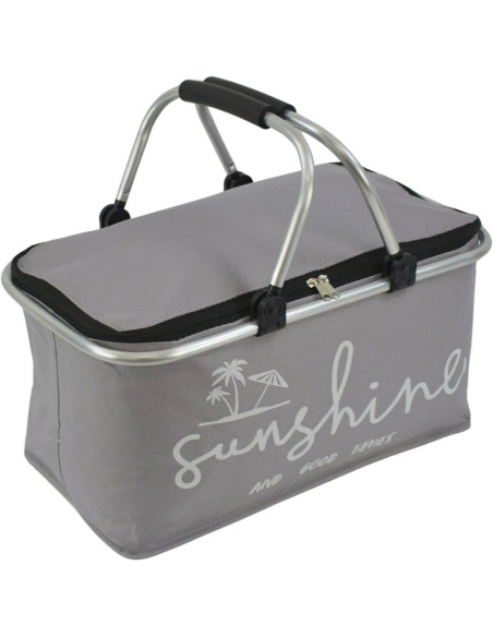 Koszyk turystyczny składany termiczny 35l redcliffs szary