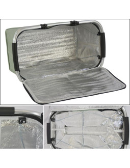 Koszyk turystyczny składany termiczny 35l redcliffs zielony 2