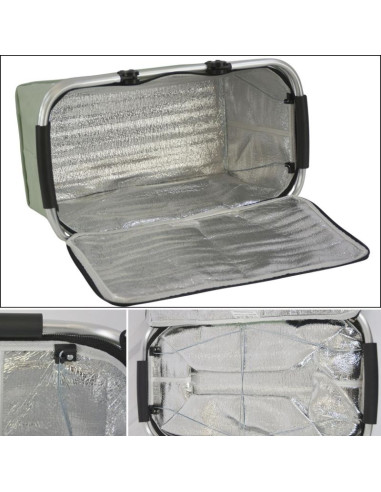 Koszyk turystyczny składany termiczny 35l redcliffs zielony