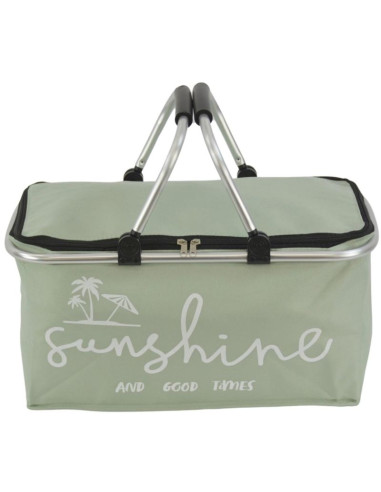 Koszyk turystyczny składany termiczny 35l redcliffs zielony