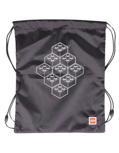 Lego bricks drawstring bag 10034-2511 czarne one size