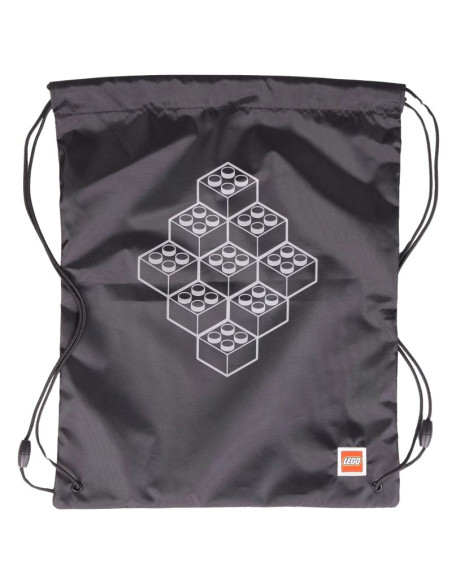 Lego bricks drawstring bag 10034-2511 czarne one size