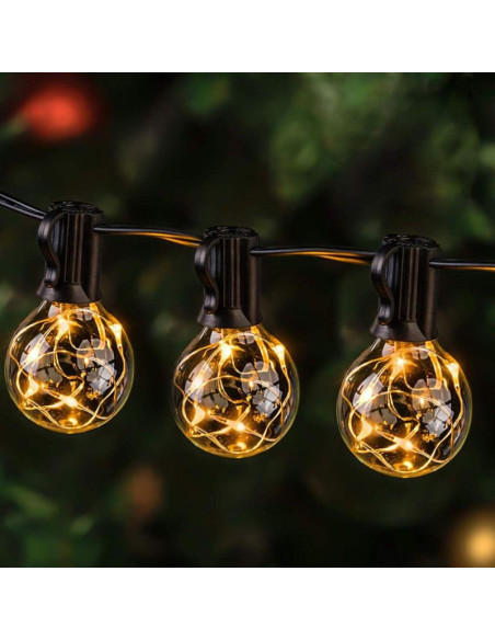 Party light girlanda zewnętrzna 20 żarówek 100led 5,8m 230v