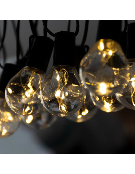 Party light girlanda zewnętrzna 20 żarówek 100led 5,8m 230v