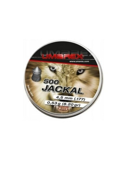 Śrut 4,5 mm umarex jackal pointed ribbed 500 szt