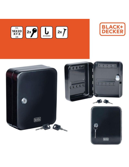 Skrzynka na klucze black + decker