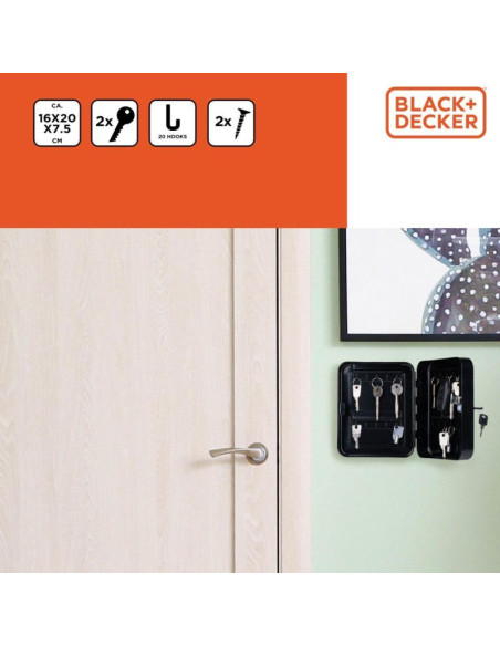 Skrzynka na klucze black + decker