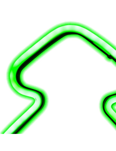 Neon choinka zielona 87 led na baterie 16x91cm luca