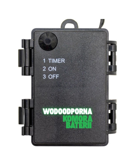 Neon choinka zielona 87 led na baterie 16x91cm luca