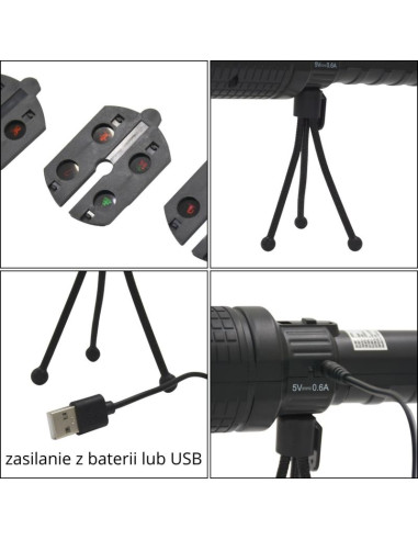 Projektor rzutnik led wymienne klisze święta halloween