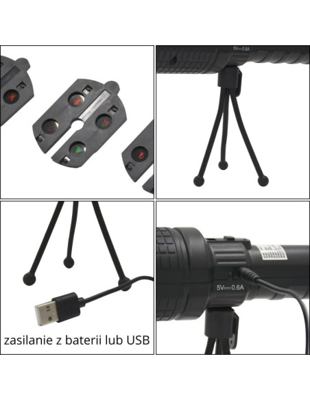 Projektor rzutnik led wymienne klisze święta halloween