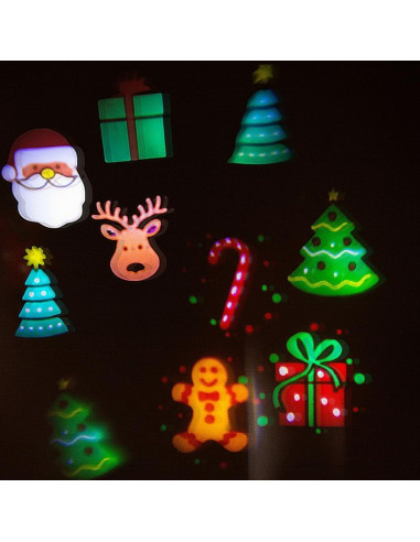 Projektor rzutnik led wymienne klisze święta halloween