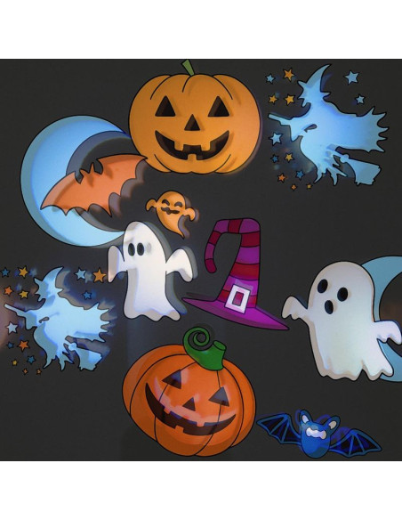 Projektor rzutnik led wymienne klisze święta halloween