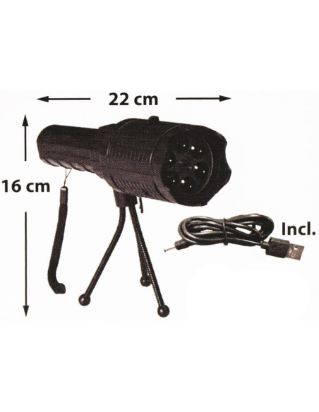 Projektor rzutnik led wymienne klisze święta halloween