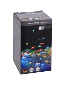 Lampki druciki girlanda 320 led multikolor