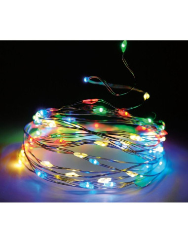 Lampki druciki girlanda 320 led multikolor