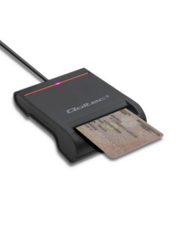 Qoltec inteligentny czytnik kart chipowych id usb 2.0 | plug&play 2