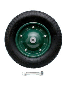 Koło do taczki wózka ogrodowego pompowane 38cm 4pr 4.00-8 2