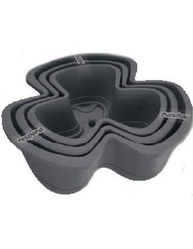 Ogród wertykalny doniczka kaskadowa - antracytowy