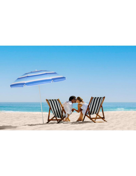 Parasol plażowo balkonowy 180cm blue line 1048819