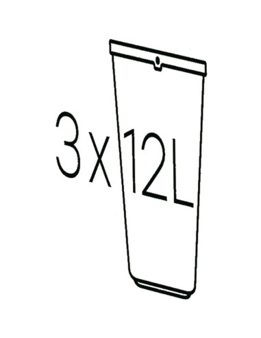 Śmietnik kosze na śmieci 12 l compacta q sort set kolor