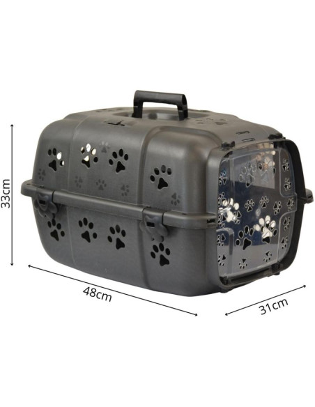 Transporter dla zwierzaka 48x32x30cm - czarny