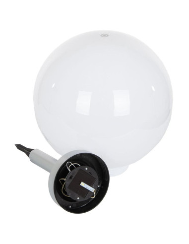 Lampa solarna kula mleczna 30x62cm