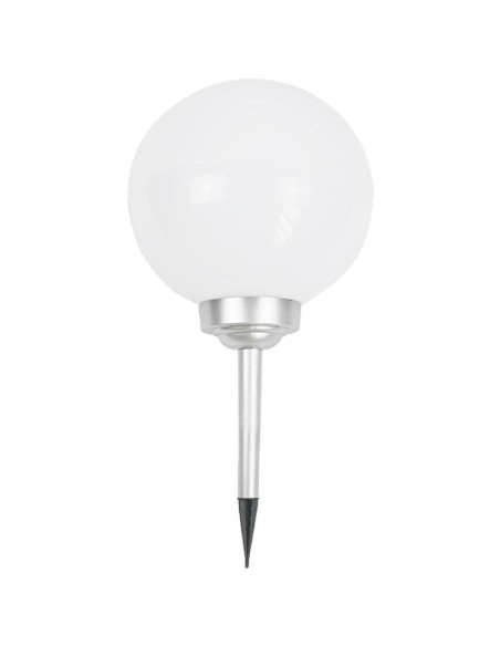 Lampa solarna kula mleczna 30x62cm