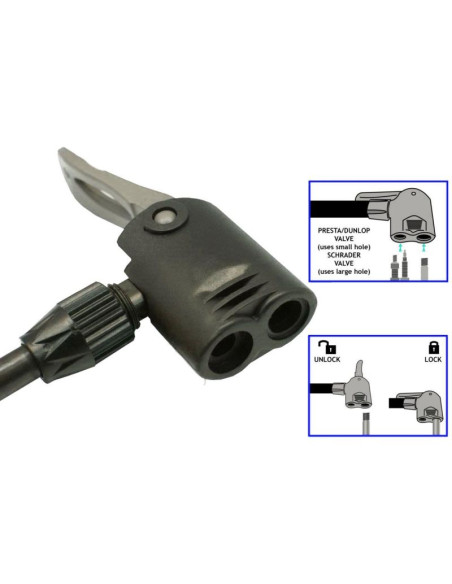 Pompka warsztatowo rowerowa xqmax pro 160psi (11bar) z manometrem mała podstawa