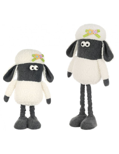 Owieczka na telskopach 35-50cm dekoracja wiosenna