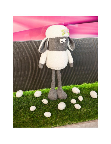 Owieczka na telskopach 35-50cm dekoracja wiosenna