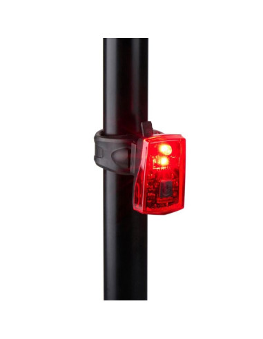 Lampka rowerowa na tył led usb - c z funkcją stop certyfikat dunlop