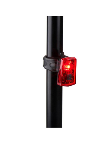 Lampka rowerowa na tył led usb - c z funkcją stop certyfikat dunlop