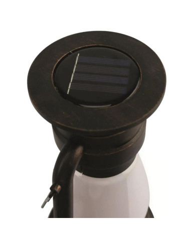 Lampa solarna retro tańczące płomyki 54 led smd