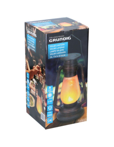 Lampa solarna retro tańczące płomyki 54 led smd