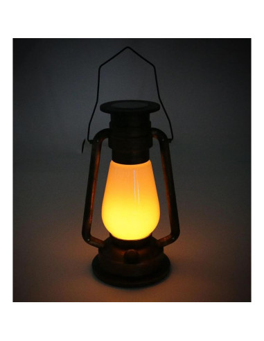 Lampa solarna retro tańczące płomyki 54 led smd