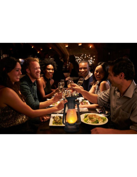 Lampa solarna retro tańczące płomyki 54 led smd