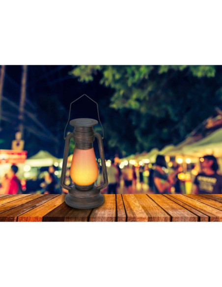 Lampa solarna retro tańczące płomyki 54 led smd