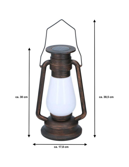 Lampa solarna retro tańczące płomyki 54 led smd