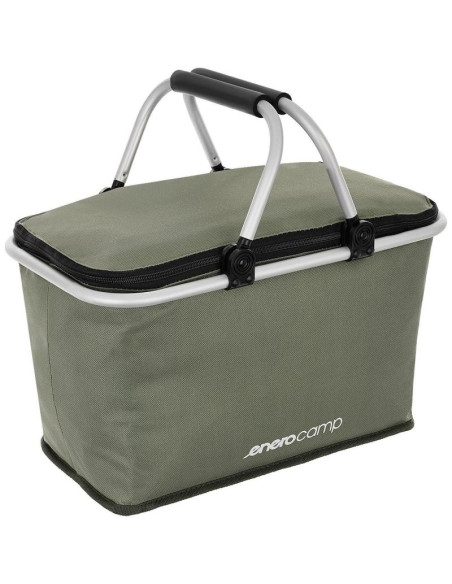 Koszyk turystyczny składany termiczny 24l zielony enero camp