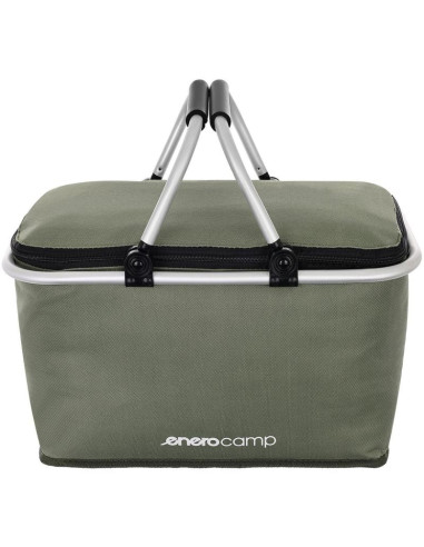 Koszyk turystyczny składany termiczny 24l zielony enero camp